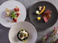 [Nature] Course meal + glass of champagne (dinner)