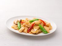 【アラカルト】19.イカと野菜のオイスターソース炒め　小盆