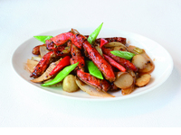 【アラカルト】100.蟹肉の豆鼓炒め　小盆