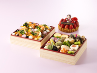 【一般・店頭お渡し】　母の日二段重・苺タルトセット　【カード決済用】