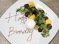 【Option】アニバーサリープレート　17時/17時半の部