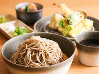 【土日祝限定ランチ】但馬の在来種 赤花蕎麦天ぷら御膳