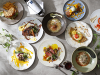 【Summer Tribe】選べるプリフィックスランチ3品＋乾杯スパークリングワイン＋TWGカフェフリー(平日/土日祝)