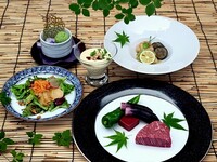 【Web限定特典 ！】蔵王(ざおう／国産牛のおまかせランチ)お食事グレードアップ　食後のお飲み物付き