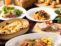 PARTY Plan <B> ◆ For gatherings of 6 or more people ◎ A special plan that makes use of fresh seasonal flavors ※ Exclusive reservations are available for 10 people or more (※All-you-can-drink not included)