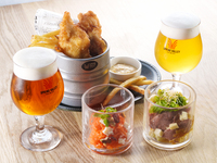 「シグニチャーCOMBO」おつまみ＋フィッシュ＆チップス＋フリーフロー付 90分 3,800円　