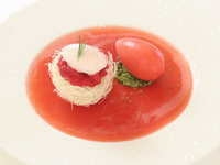[Seasonal Limited - "Strawberry"] Strawberry cocktail, strawberry dessert, 7 dishes in total including a dish of truffle
