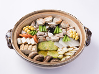 Anglerfish fisherman's hotpot (with liver miso) (Course D)