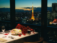 12/19～12/25限定【Xmas Course】アップグレード東京タワー側個室確約！ボトルシャンパン(ベルエポック)1本付！