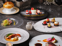 ◆【Xmas2026】12/24.25★乾杯シャンパン付キャヴィアなど世界三大食材×オマール×黒毛和牛で至高ディナ