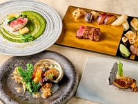 瑠璃コース：フォアグラ×魚介×黒毛和牛等　全8品