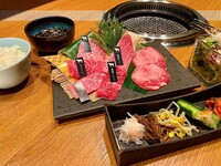 【1日限定10食】厳選希少部位5種類を少しずつ食べ比べ！+1ドリンク+デザート！