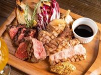 【2025忘年会！2H飲放付】 岩手県花巻市直送！『白金豚』と『総州古白鶏』のグリルがメイン、ベルギービール1種やスパークリングも選べるスタンダードプラン