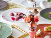 ＜ホリデーランチ＞[土日祝]大人のご褒美パフェにデザートアップグレード！アニバーサリーコース～シェフお勧めWメイン料理を堪能～