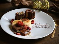 【Anniversary Plan】 A dessert plate with a message for the birthday or a special someone ♪