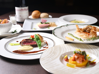 【フレンチコース　シェフ】季節の贅沢グルメ　フレンチフルコース全7品