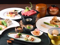 【和洋折衷コース　シェフ】【和洋折衷コース】オマール海老と黒毛和牛　贅沢和洋折衷グルメコース