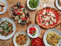[Party Plan] Includes 3 appetizers, your choice of pizza and pasta, and dessert, plus 1.5 hours of all-you-can-drink.
