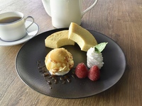 Baumkuchen set (with coffee or tea)