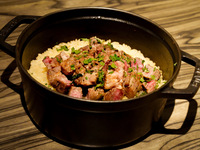 Seat & Ushi Gohan (Beef Rice) Large Size