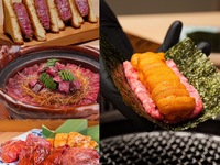 4月【Instagram限定コース】¥10,000-(消費税込み、ドリンク代込み)〜4月30日まで。 お客様の食べたい物だけを集めたコースを期間限定でご提供！お客様に絶大な人気を誇る商品「厳選和牛の雲丹ユッケドッグ　〜目の前仕上げ〜」「厳選ヒレのブリオッシュサンド」「厳選和牛ヒレとサーロインの土鍋ご飯　〜櫃まぶし〜」全てを詰め込んだ欲張りなコースをお召し上がりいただけます。 