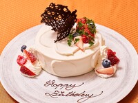 1/15～【記念日にオススメ！】	アニバーサリーケーキ(季節のショートケーキ)