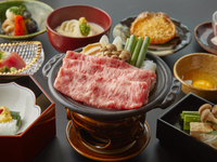 【昼会席】一人ひと鍋黒毛和牛すき焼き会席 全6品 