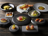 Signature dinner course featuring 9 dishes from the chef's recommended menu