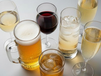 All-you-can-drink Alcoholic beverages 🍺 2,500 yen