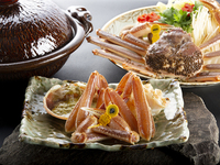 【期間限定ディナー　呉竹】旬のずわい蟹会席(時価)