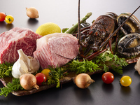[Yotei] Lunch & Dinner course with live Ezo abalone, spiny lobster and Shiretoko beef