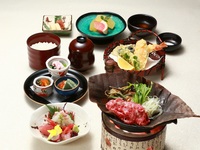 ランチ＆日帰り温泉プラン【飛騨牛朴葉味噌焼御膳】