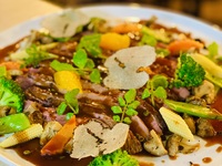夜のお肉料理が味わえるランチコース