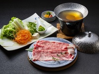 Awa Gozen: Awa beef loin shabu-shabu hotpot