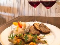 [Weekday lunchtime only] Great value Fujimaru wine tasting set (includes daily appetizer)