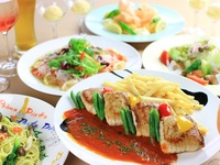 Azalea Party Plan ¥7,500 course (6 dishes + 120 minutes all-you-can-drink)
