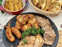 와일드 미트 세트 ￥3,000