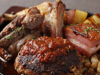<Welcome/farewell party [8,800 yen] Premium plan> Our proud roast combo & fresh roasted fish, etc. Includes 120 minutes of all-you-can-drink