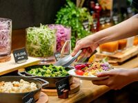 【平日：90分制】選べるメイン＆前菜・サラダ・デザート等ランチビュッフェ＋15種ドリンクバー