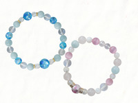 使用天然宝石（圆形宝石）制作手链