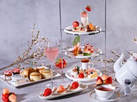 お得！《期間限定》【スパークリングワイン付】栃木「苺」づくしのアフタヌーンティー