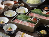 [Individual hot pot dashi shabu-shabu] Celebration banquet "Momofuku" (carefully selected pork) *Reservation required by the day before