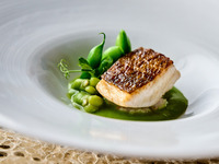【土日祝限定】Chef's lunch ~メイン：海老と真鯛のソテー　グリーンピースソース~