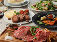 <Welcome/farewell party [8,800 yen] Premium plan> Our proud roast combo & fresh roasted fish, etc. Includes 120 minutes of all-you-can-drink