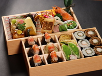 [Pick up at store] Tenmusu/Tenmaki bento