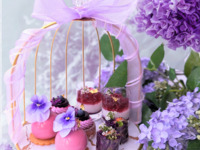 miniパープルガーデンアフタヌーンティー