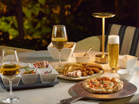 Enjoy a luxurious time with your loved ones on the terrace surrounded by greenery with this patio upgrade plan