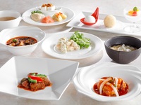 ＜40周年記念ランチ＞牛フィレ肉や麻婆豆腐、デザート3種＋コーヒーなど全9品＋ノンアルコール中国茶カクテル飲み放題