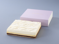 <配送>ダブルチーズケーキ【ハスカップ】フルサイズ（冷凍商品）