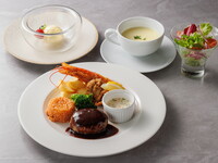 【ディナー】お子様プレート　(ハンバーグやエビフライなど）